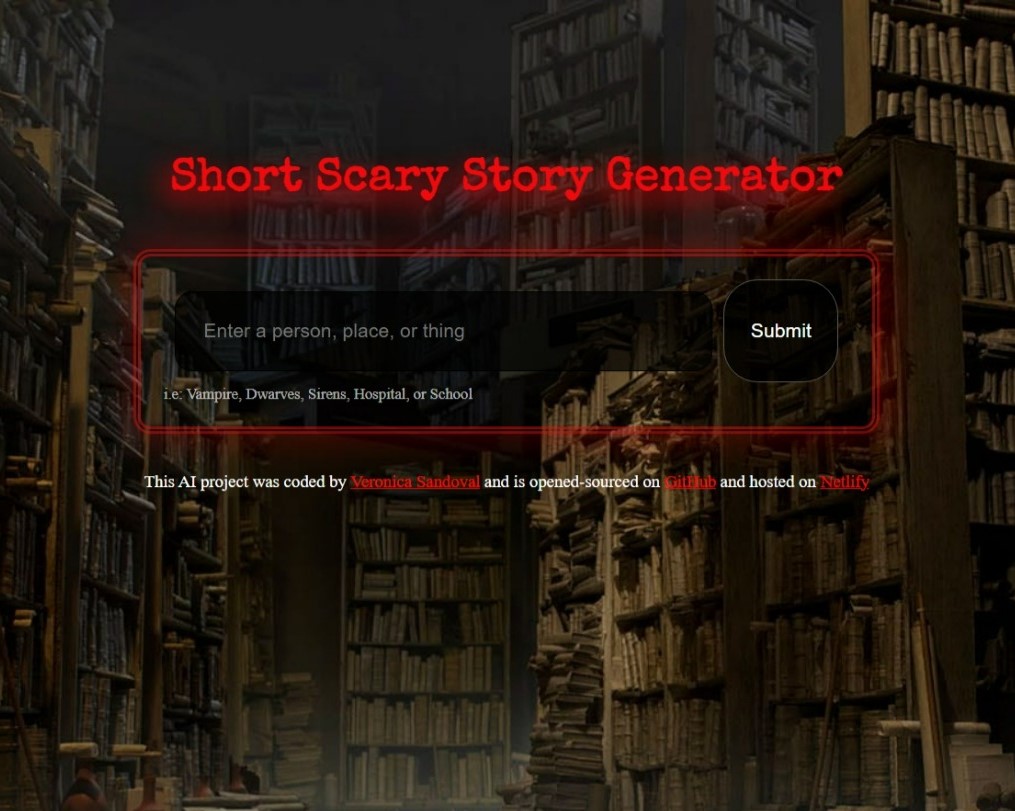 a short scary story generator